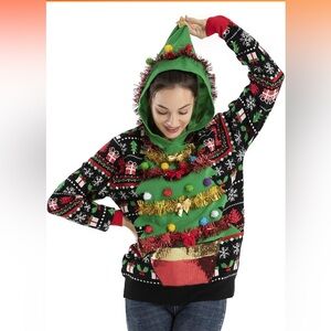 Unisex Ugly Christmas Sweater-Hoodie
